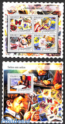 Philately, stamps 2 s/s