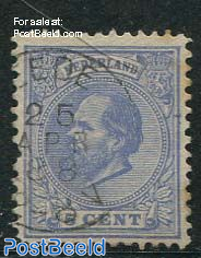 Kleinrond Eede on NVPH 19 (stamp damaged)