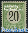 20c, Postage due, Type III, Stamp out of set