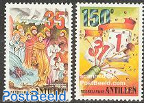 December stamps 2v