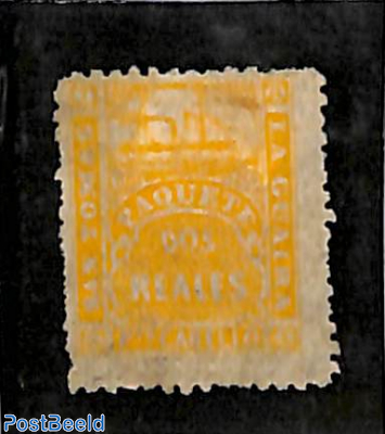 Ship mail, dos real, Stamp out of set