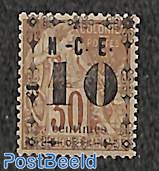 10c on 30c brown, stamp out of set