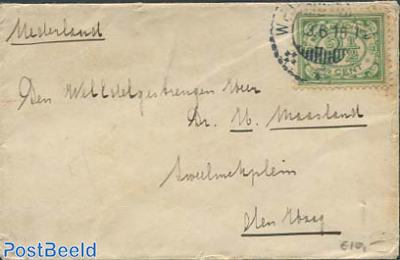 Little envelope from Dutch Indies to The Hague