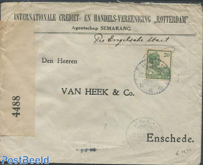 Censored letter to Enschede