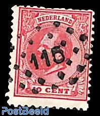 10c, Perf. 11.5:12, Large holes, Stamp out of set