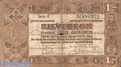 1 Gulden 1938 Serie 1 Letter
