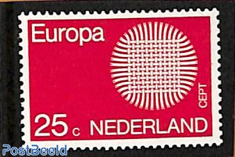 25c, Europa CEPT, Stamp out of set