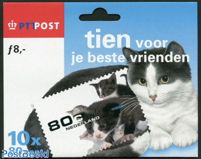 10 voor je beste vrienden, hangpack with 10 stamps