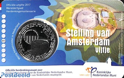 5 Euro, coincard, Stelling van Amsterdam