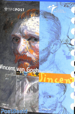 Numis letter, Van Gogh (with stamps and €5 euro coin)