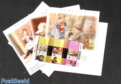 Set postcards and enveloppes including stamps 'Ot en Sien'