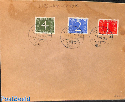 Definitives 1c,2c,4c First Day Cover 01-09-1946