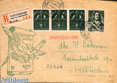 Registered letter to Rotterdam