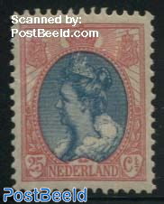25c, pink/blue, Stamp out of set