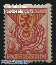 10c, Sync. perf., Stamp out of set