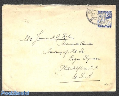 NVPH No. 235 single on cover