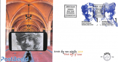 Rembrandt in Rijksmuseum 2v FDC