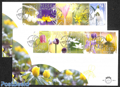 Nature 10v FDC 783a+b (2 covers)