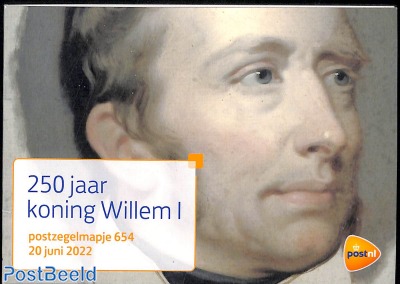 King Willem I, presentation pack 654