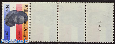 Willem van Oranje coil stamp strip of 5