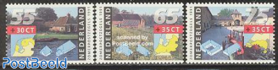 Summer stamps, farms 3v