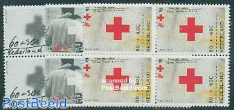 Red Cross 3v blocks of 4 [+]