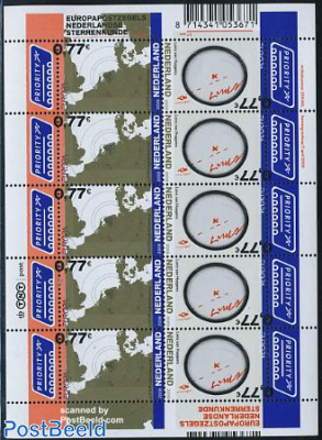 Europa, astronomy minisheet