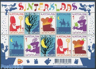Sinterklaas minisheet (scented)