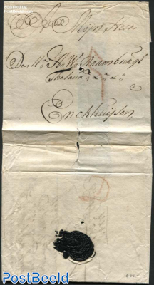 Letter from Dordrecht to Enkhuizen