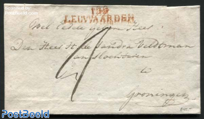 Letter from Leeuwarden to Groningen