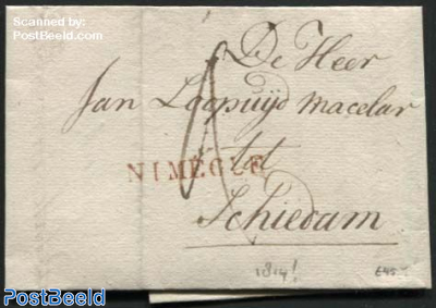 Letter from Nijmegen to Schiedam