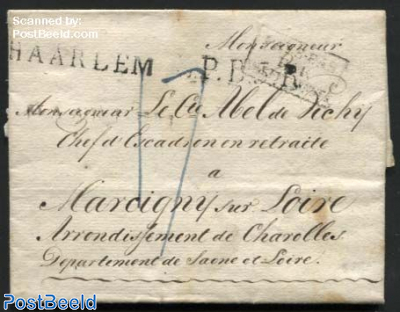 Letter from Haarlem to Marcigny sur Loire