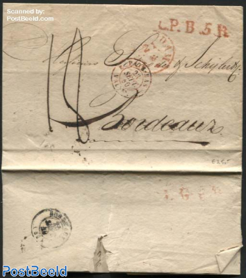 Letter from Amsterdam to Bordeaux