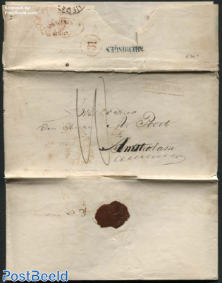 Letter from Amerongen to Amsterdam
