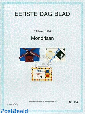Piet Mondriaan,  EDB Visje 134