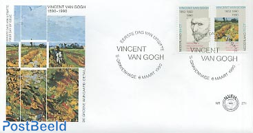 Vincent van Gogh 2v FDC