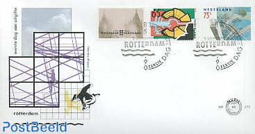 Rotterdam 3v FDC