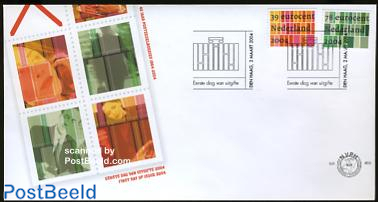 Business stamps FDC