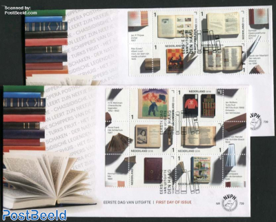 Year of the book 10c, FDC (2 covers)
