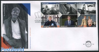 King Willem-Alexander 50th birthday FDC