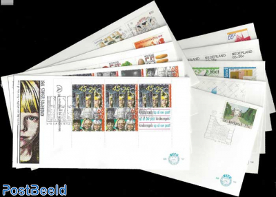 FDC Yearset 1981 (10 envelopes)