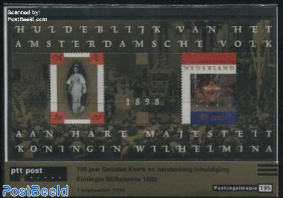 Queen Wilhelmina presentation pack 195