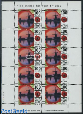 Ten stamps for your friends m/s
