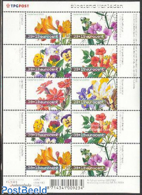 Summer, flowers minisheet