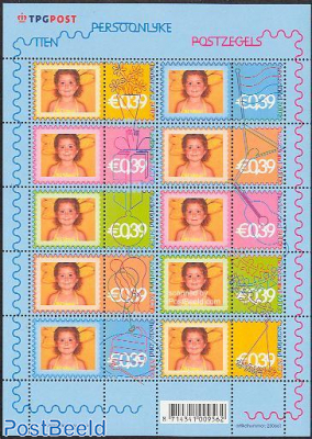 Personal stamps 10v m/s