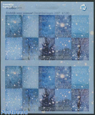 Christmas 20v minisheet with AH logo