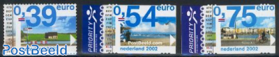 Euro stamps 3v s-a