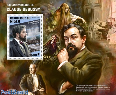160th anniversary of Claude Debussy
