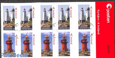 Lighthouses foil booklet