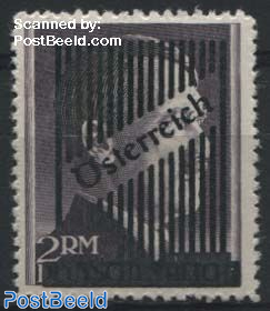 Not Issued, 2RM, Perf 12.5, Stamp out of set
